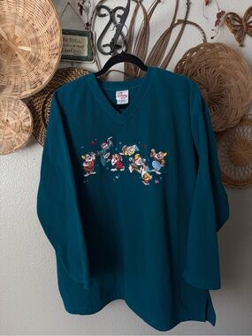 Vintage Disney Fleece with Snow White Seven Dwarfs